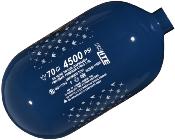 BUNKERKINGS - BOUTEILLE AIR 4500 PSI BK FN 70ci / 1,15 L - MIDNIGHT NAVY JOKER SKULL