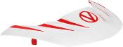 VIRTUE - VIO STEALTH VISOR - VISIERE POUR MASQUE VIO ET BUNKERKINGS CMD - BLANC/ROUGE