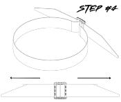 ATTKTX - BOUCLE HB HERO - SINGLE LARGE / BLACK PVD - CUSTOM GOLD PEWTER