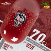 BUNKERKINGS - BOUTEILLE AIR 4500 PSI BK FN 70ci / 1,15 L - BLOOD RED JOKER SKULL