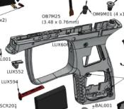 DLX - BLOC POIGNEE FRAME LUXE TM40 – NOIR MAT