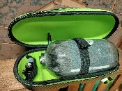 EXALT - SACOCHE RIGIDE DE TRANSPORT POUR BOUTEILLE AIR - NOIRE
